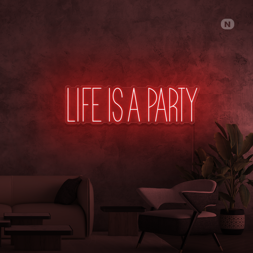 Neon Schild Party