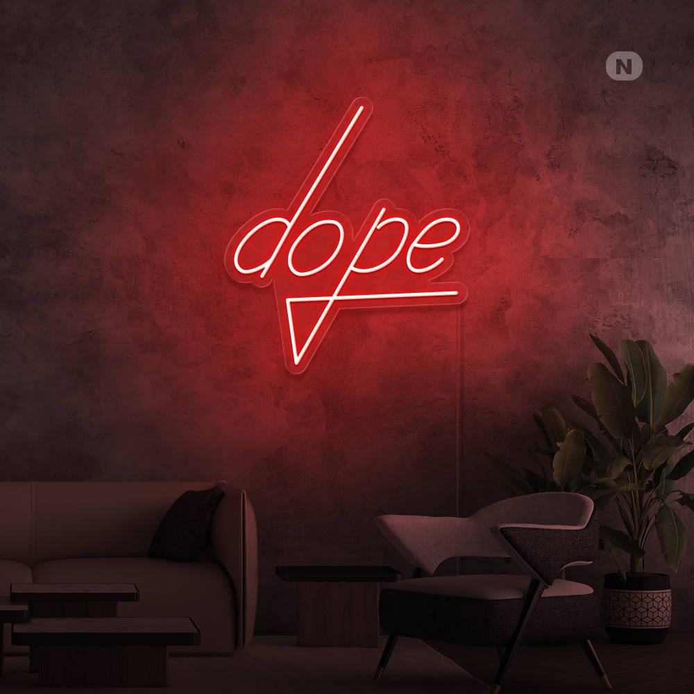 Neon Schild Dope