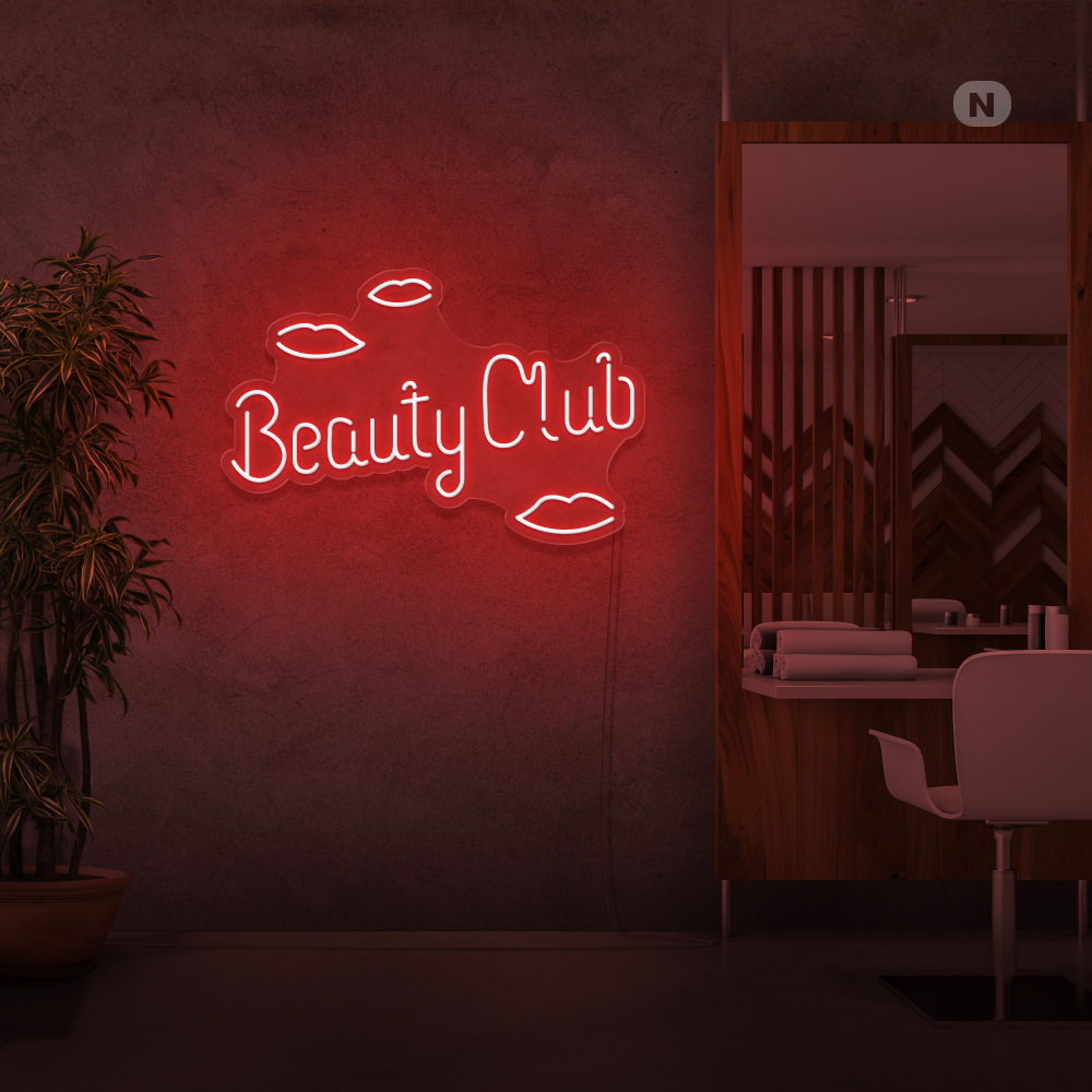 Neon Schild Beauty Club