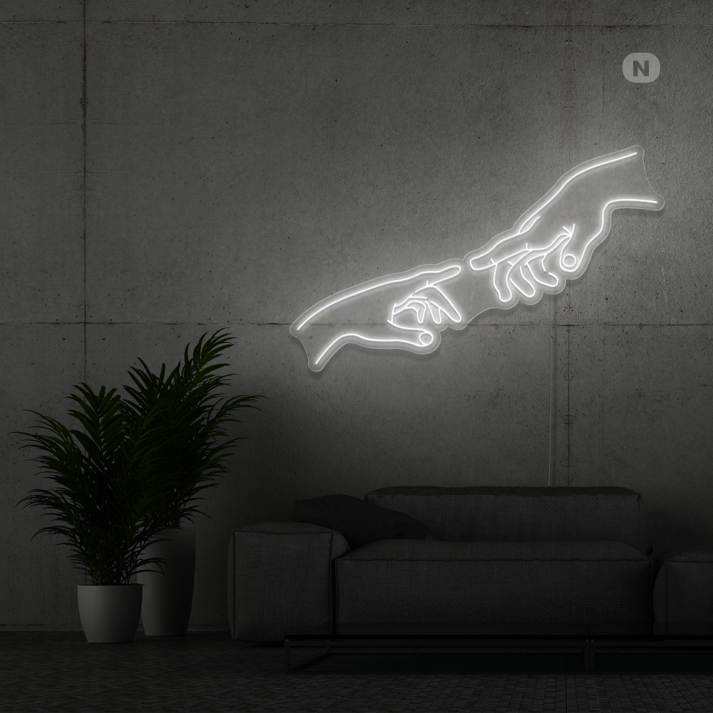 Neon Schild Verbindung