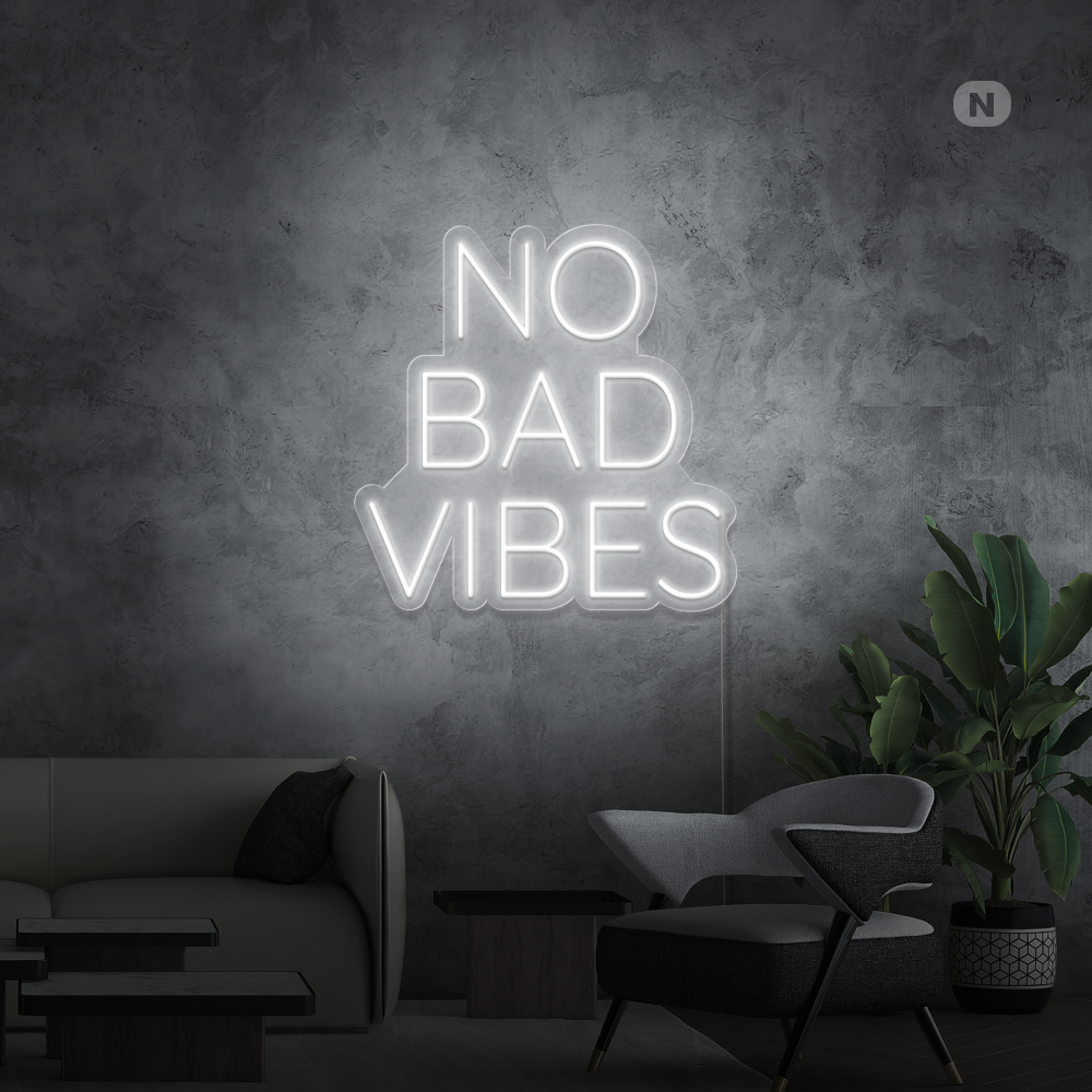 Neon Schild No Bad Vibes