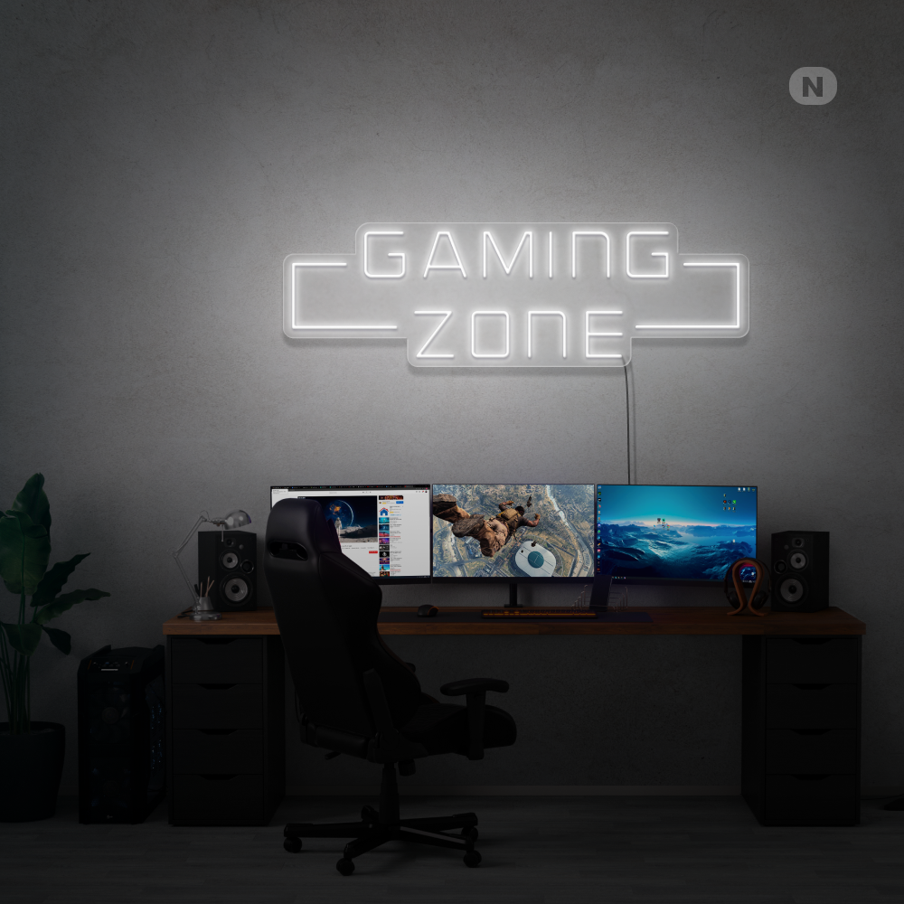 Neon Schild Gaming Zone