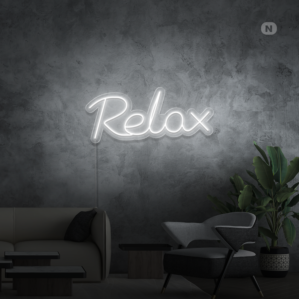 Neon Schild Relax