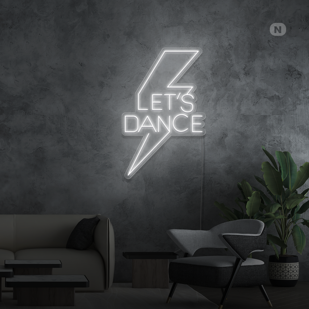 Neon Schild Let's Dance