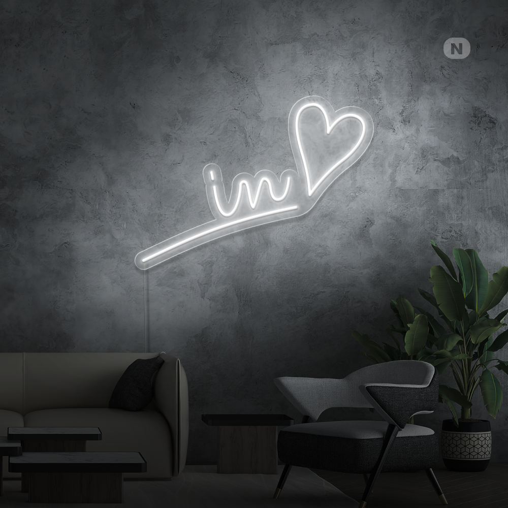 Neon Schild Verliebt