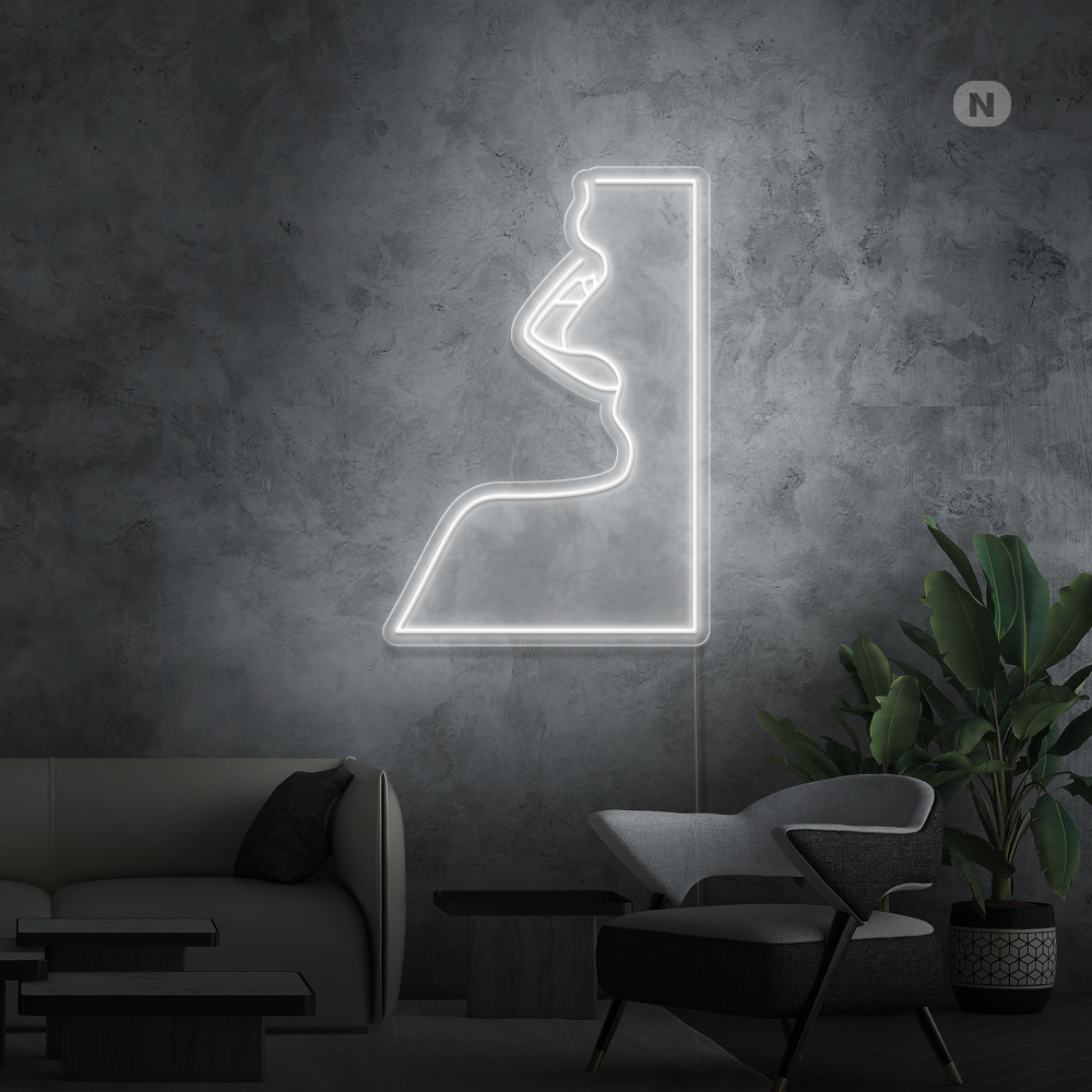 Neon Schild Verführung