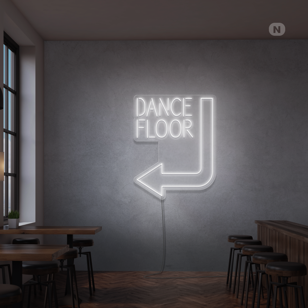 Neon Schild Dance floor