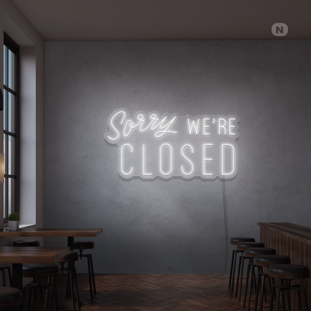 Neon Schild Closed