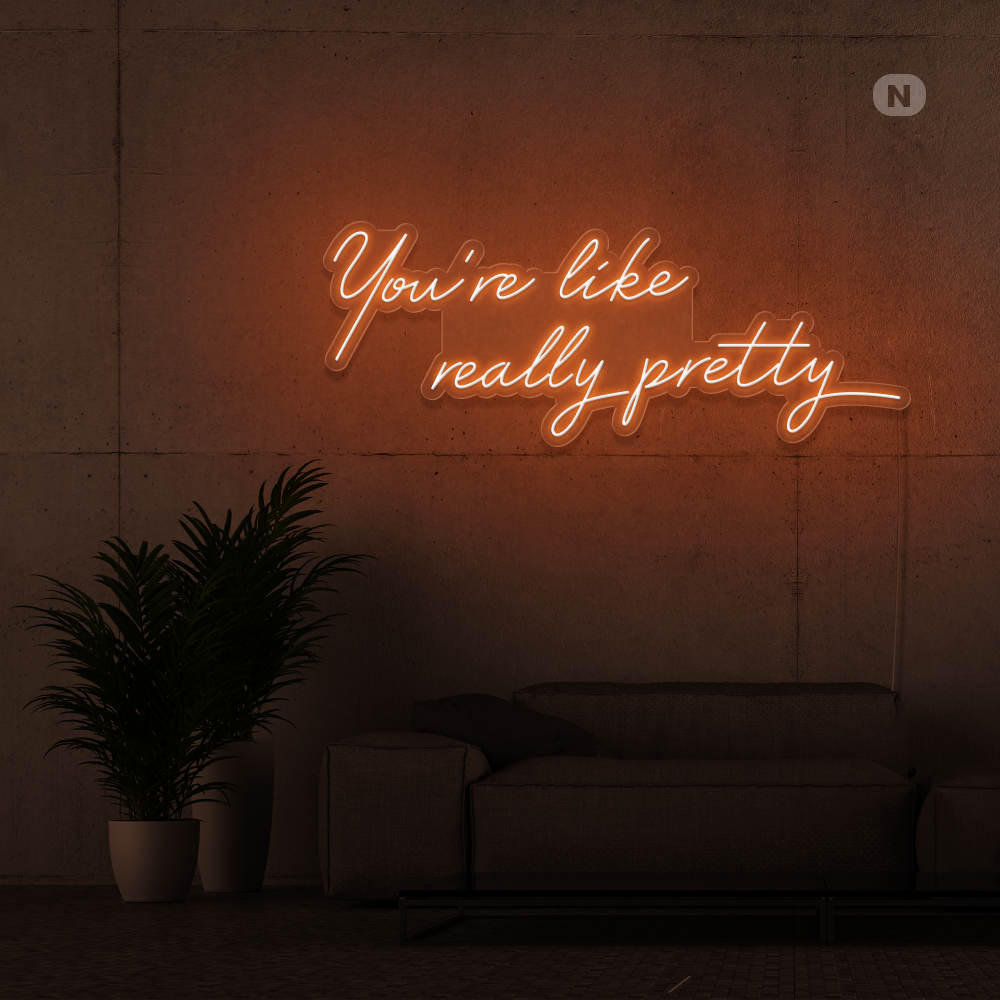 Neon Schild Life Quote