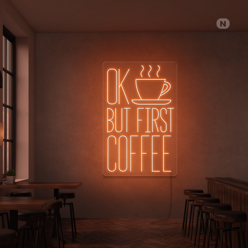 Neon Schild Coffee