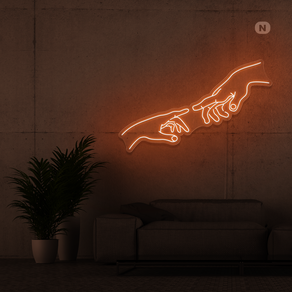 Neon Schild Verbindung