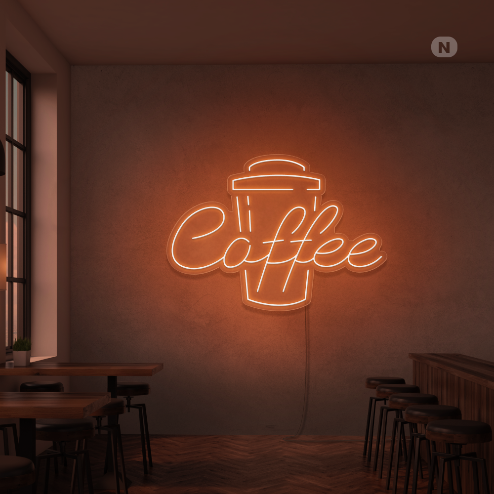 Neon Schild Coffee