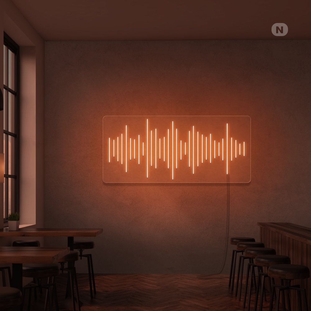 Neon Schild Musik Bar