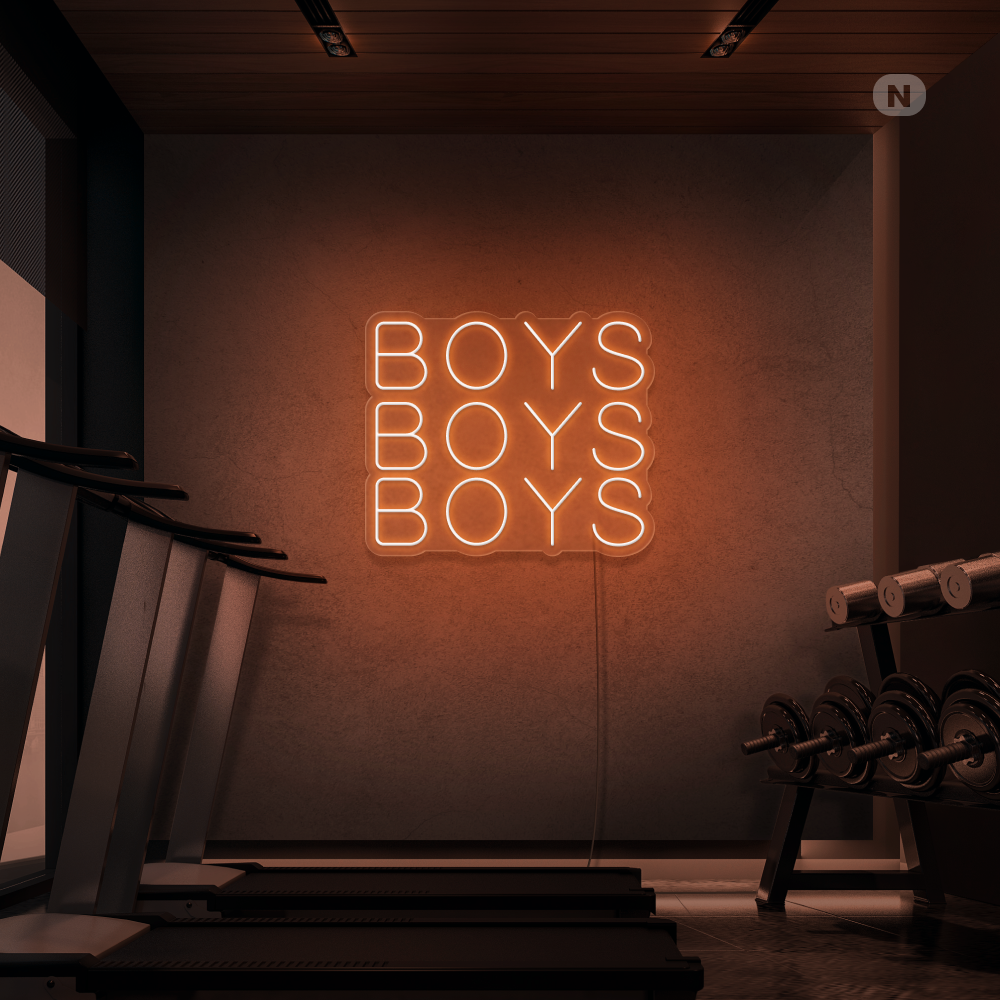 Neon Schild Boys Boys Boys