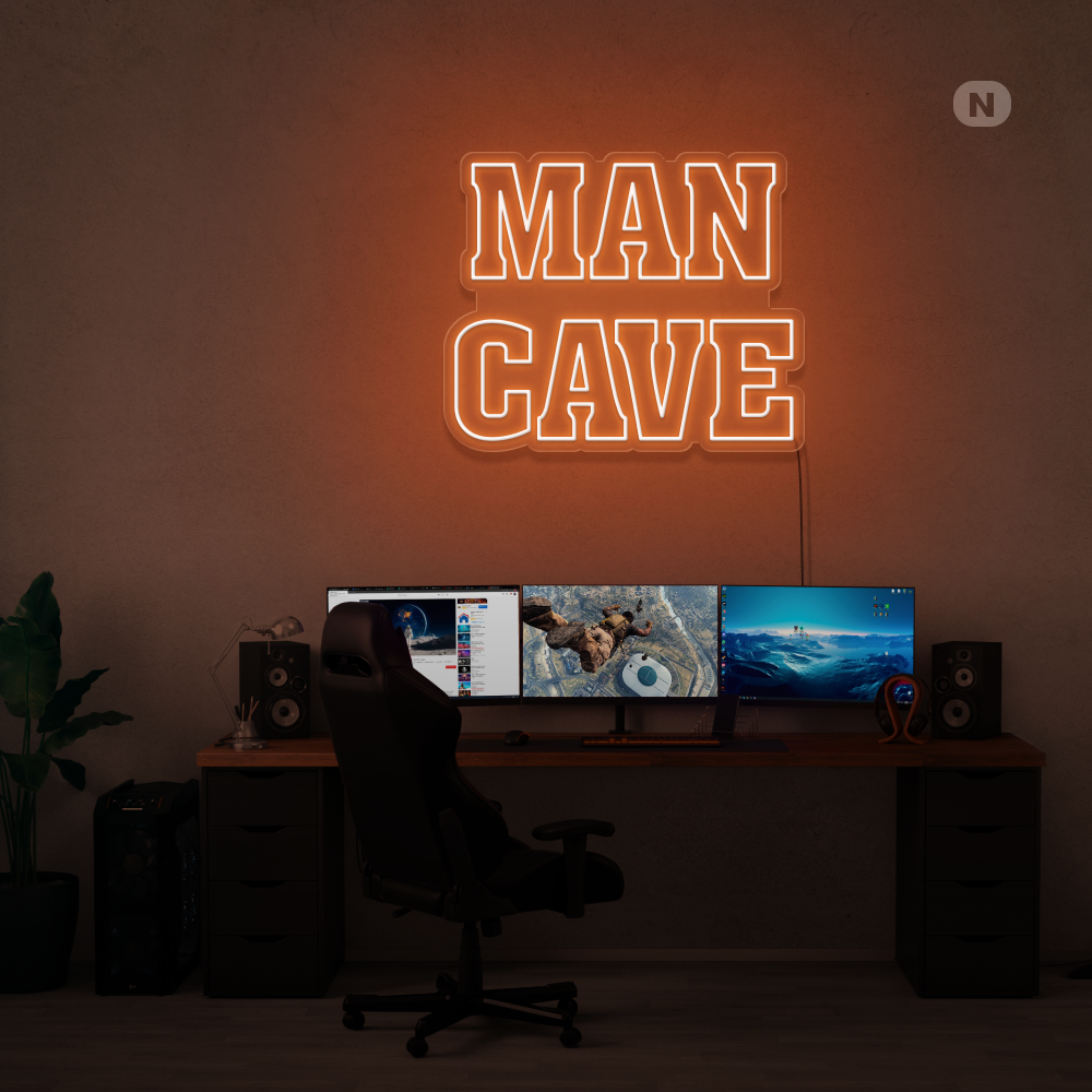 Neon Schild Man Cave