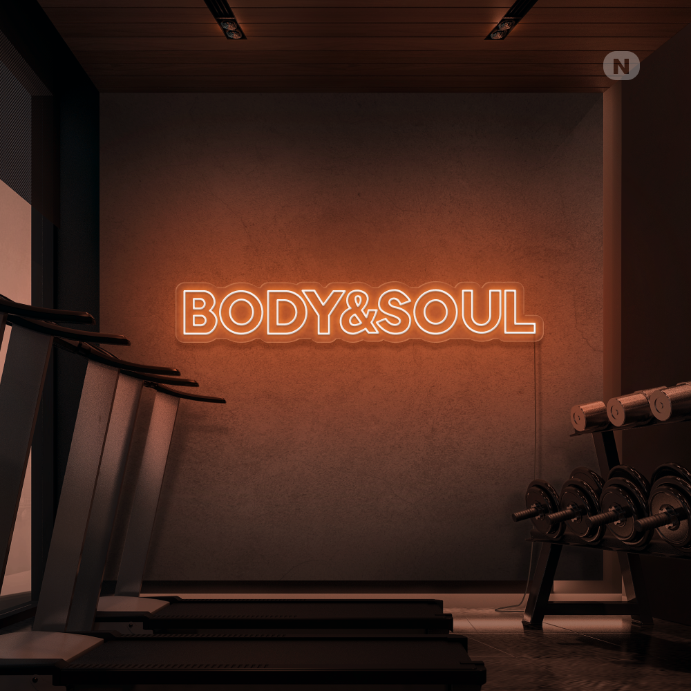 Neon Schild Body & Soul