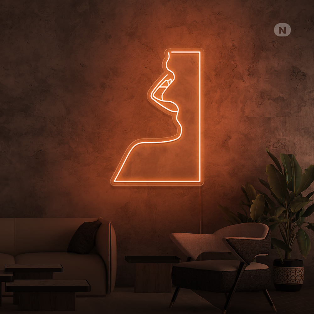 Neon Schild Verführung