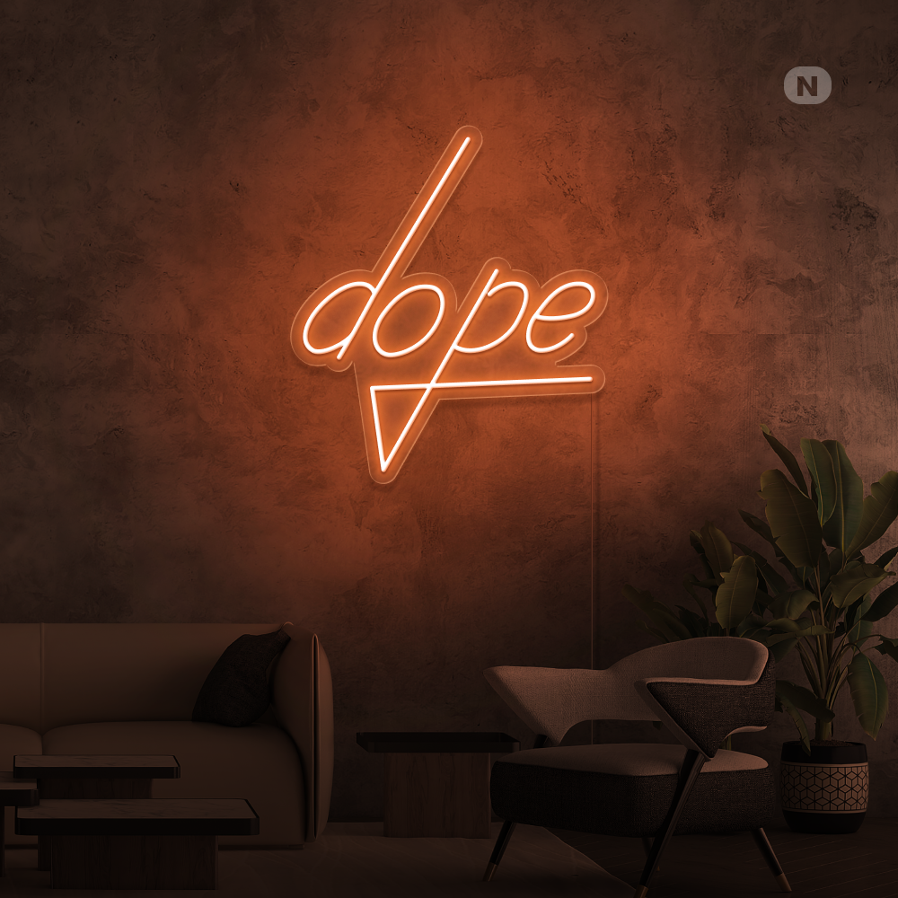 Neon Schild Dope