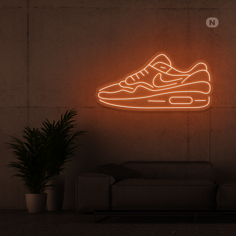 Neon Schild Schuh