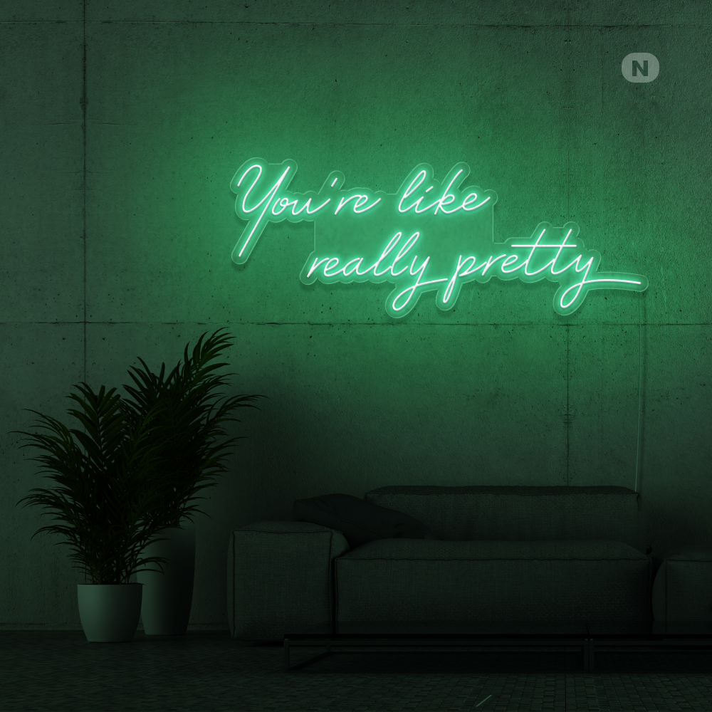 Neon Schild Life Quote