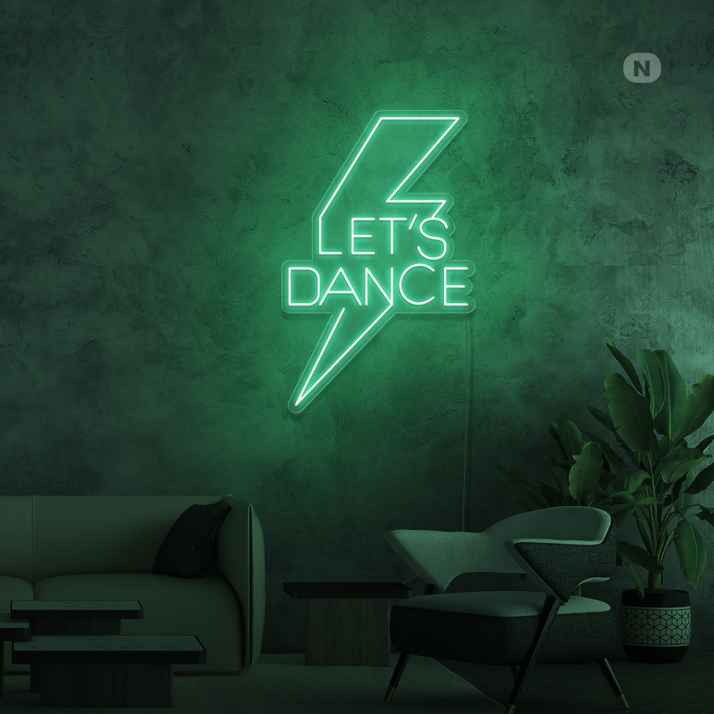 Neon Schild Let's Dance