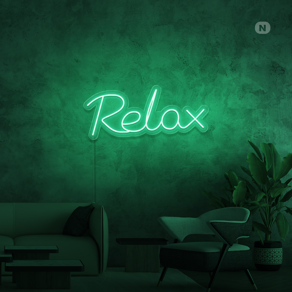 Neon Schild Relax