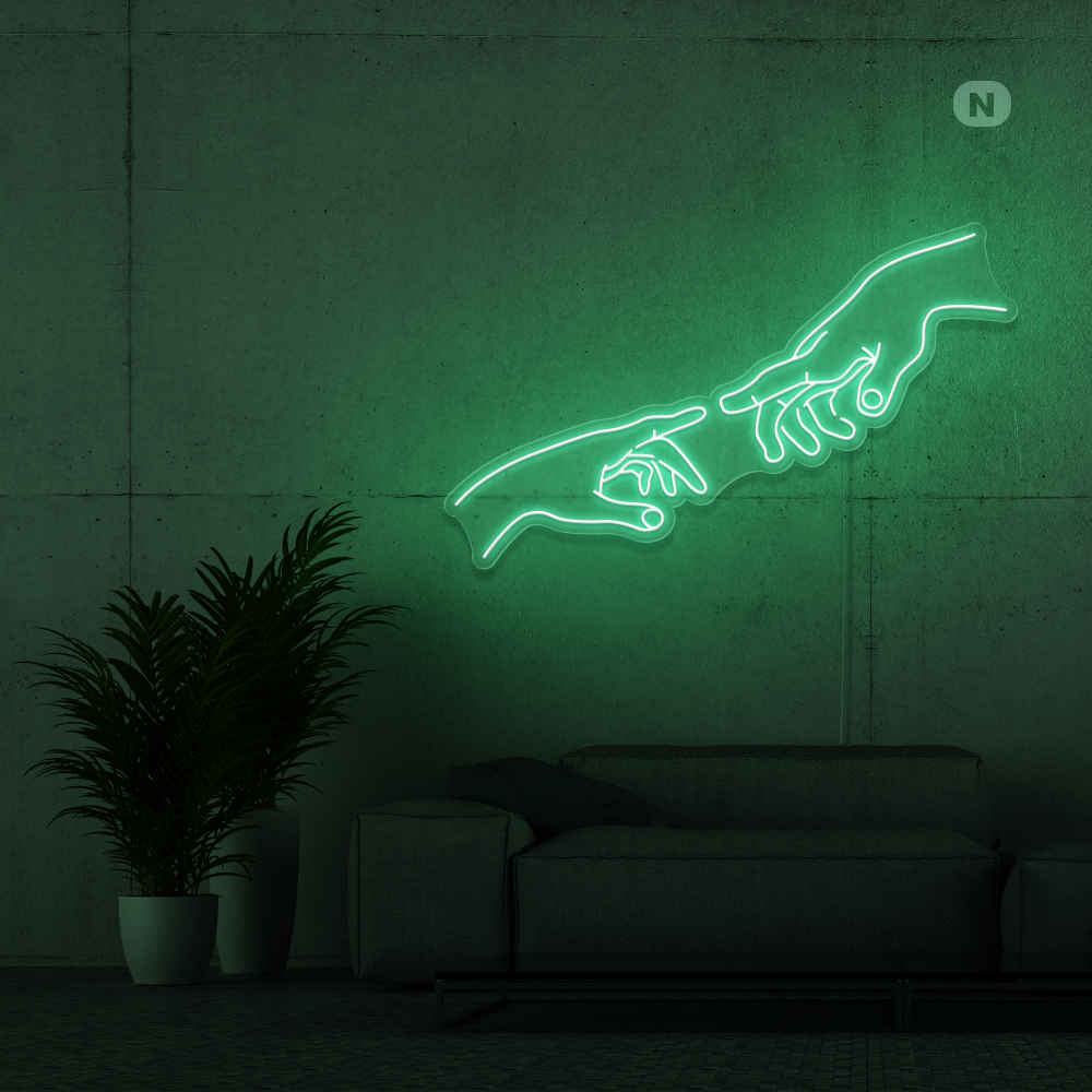 Neon Schild Verbindung