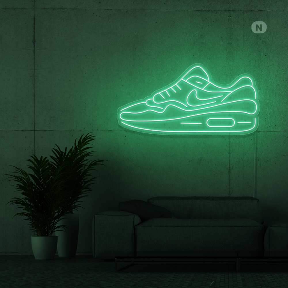 Neon Schild Schuh