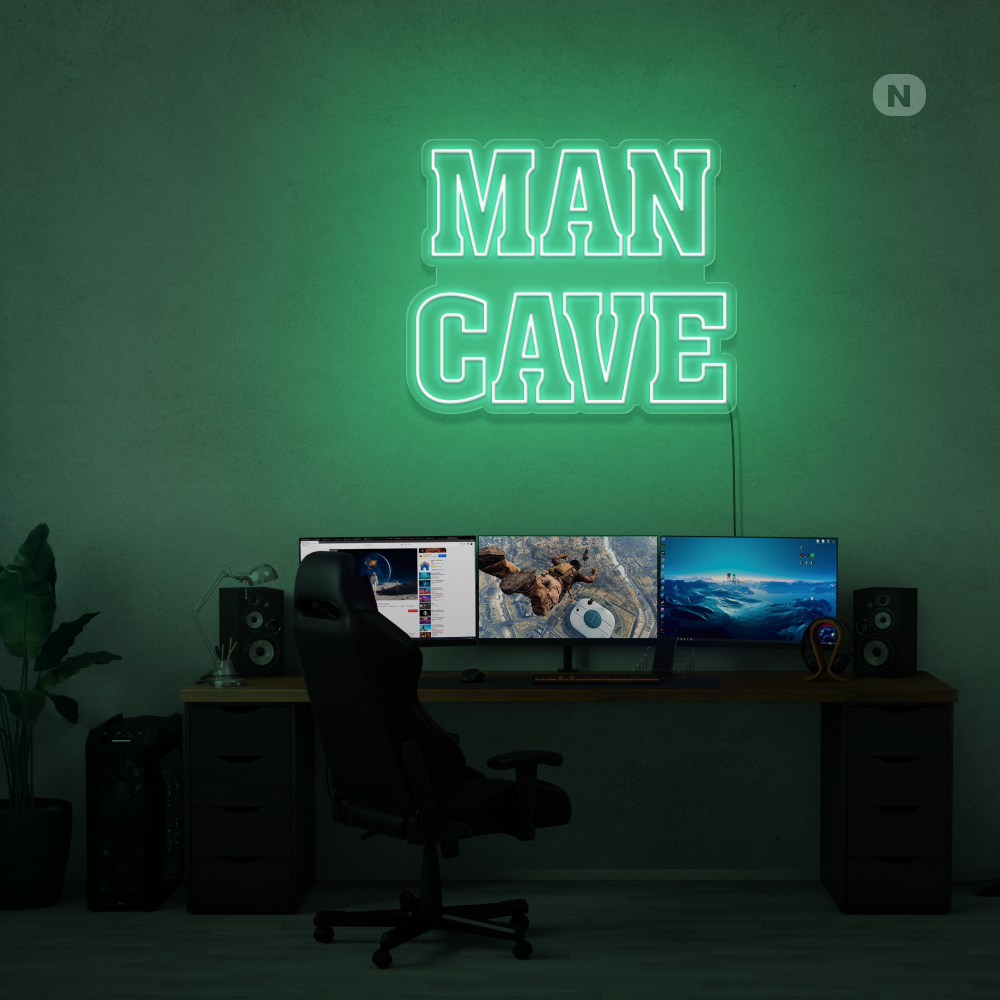 Neon Schild Man Cave