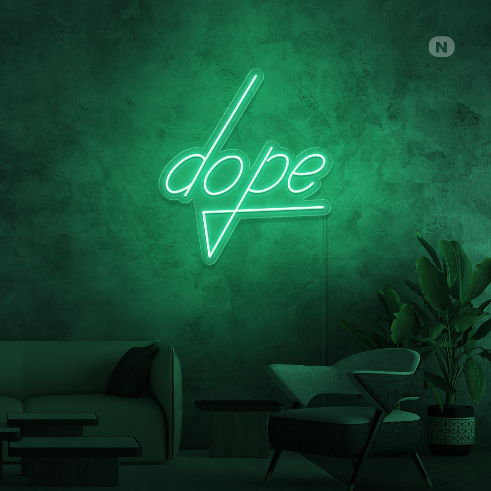 Neon Schild Dope