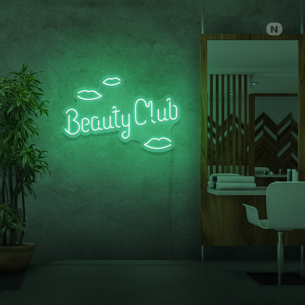 Neon Schild Beauty Club