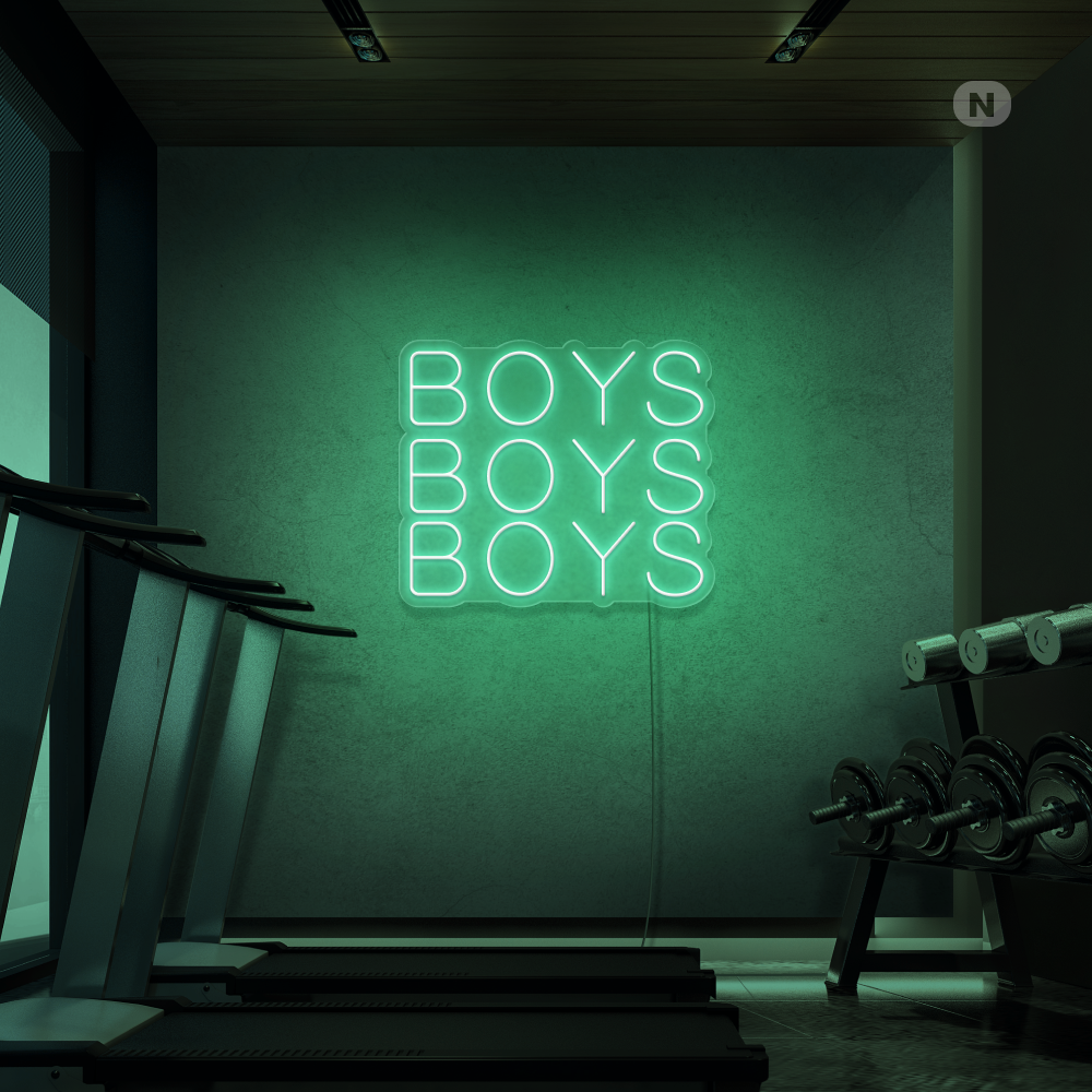 Neon Schild Boys Boys Boys