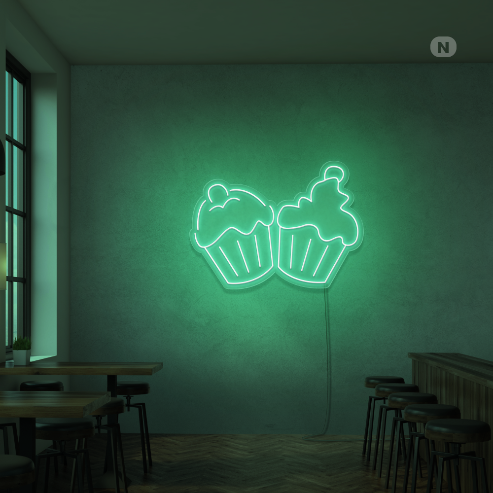 Neon Schild Törtchen