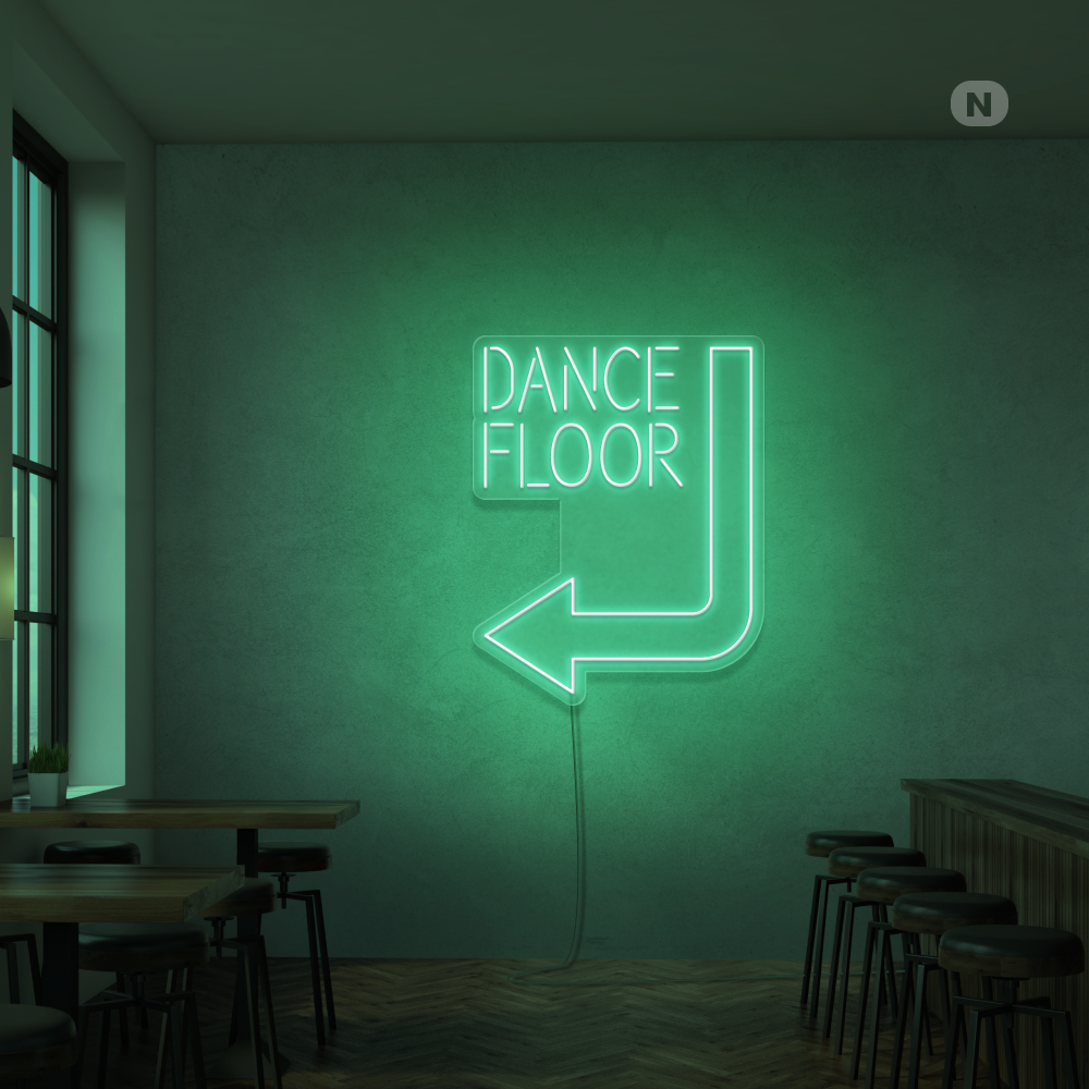 Neon Schild Dance floor