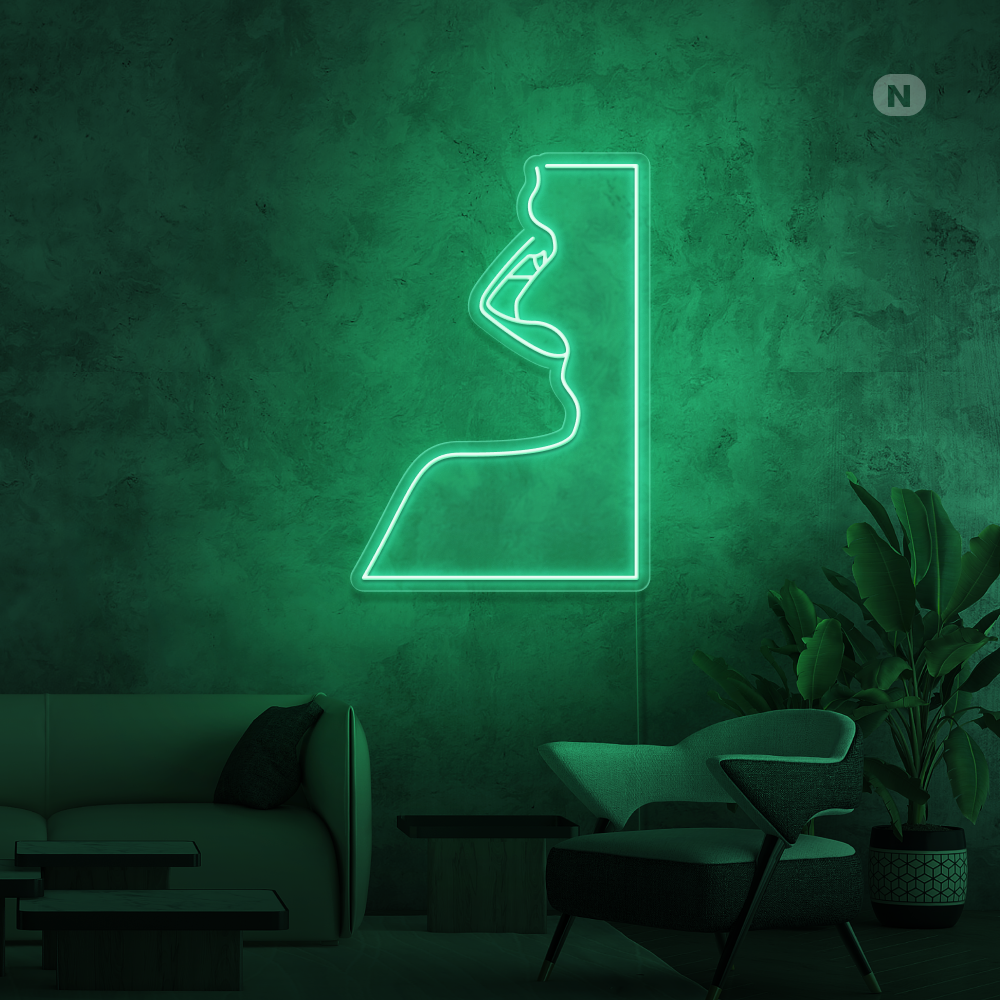 Neon Schild Verführung