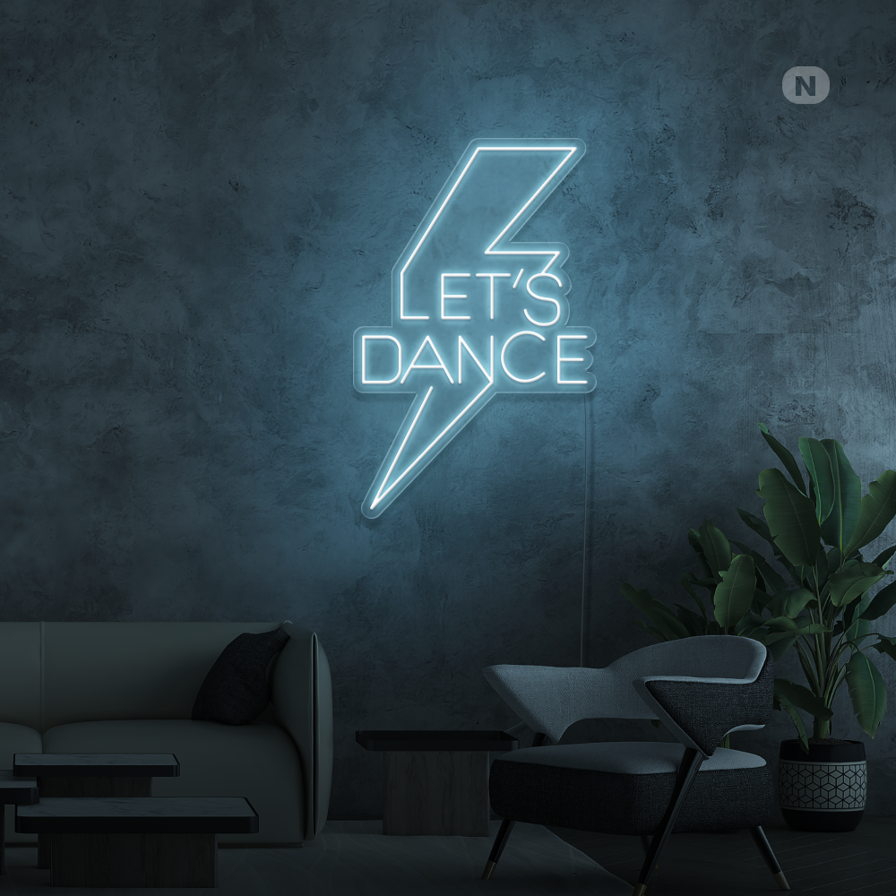 Neon Schild Let's Dance