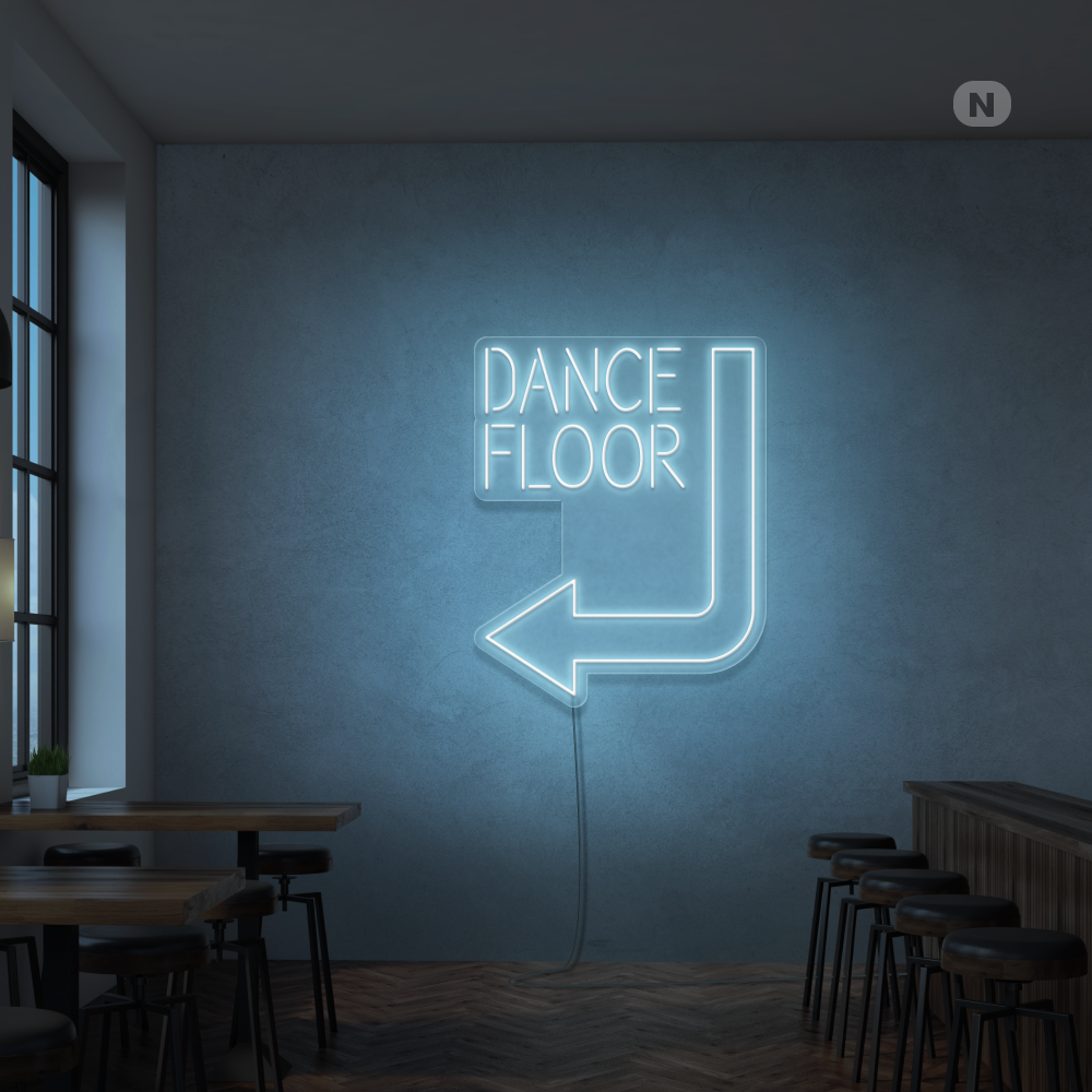 Neon Schild Dance floor