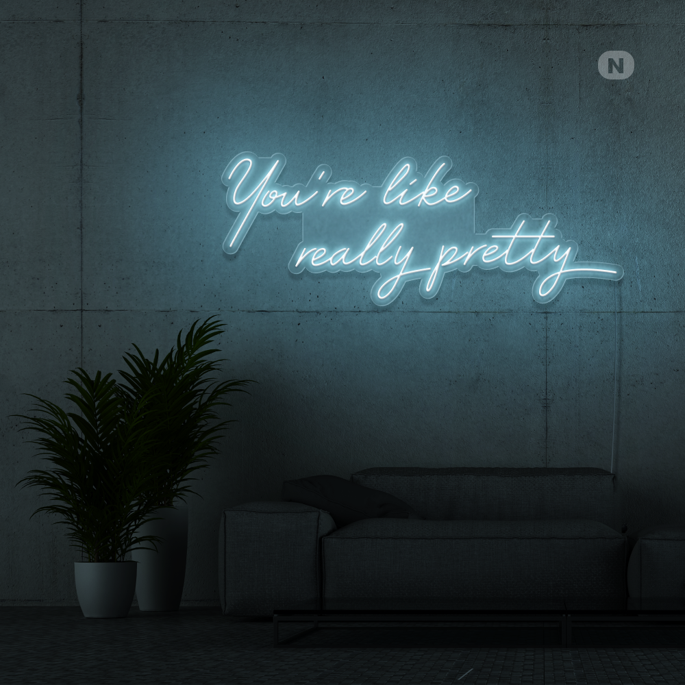 Neon Schild Life Quote