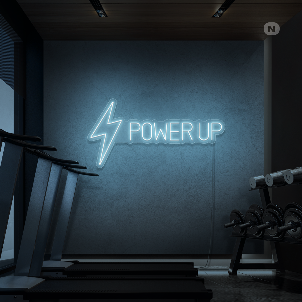 Neon Schild Power Up