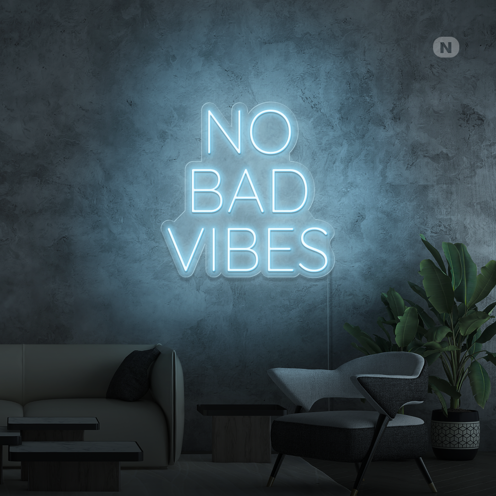 Neon Schild No Bad Vibes