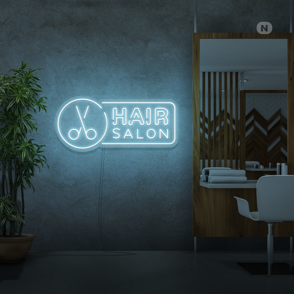 Neon Schild Hair Salon