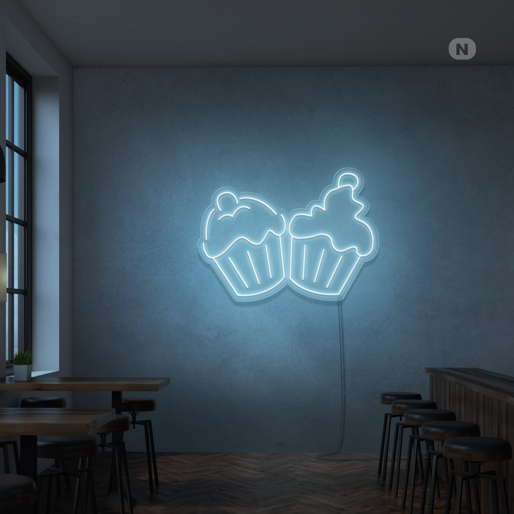 Neon Schild Törtchen