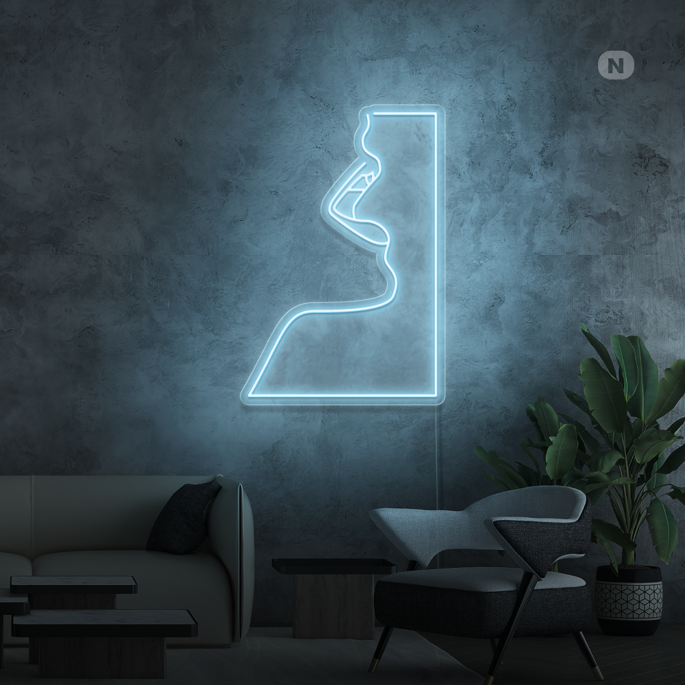 Neon Schild Verführung