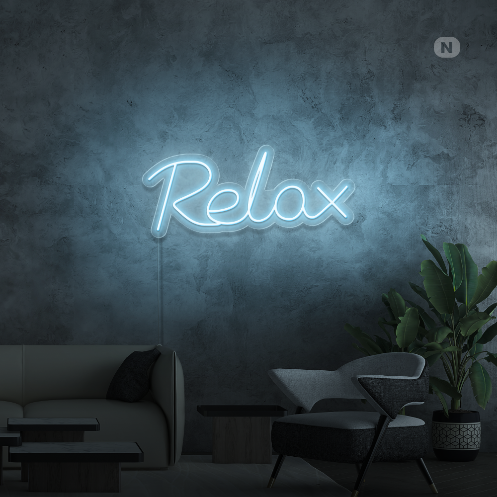 Neon Schild Relax