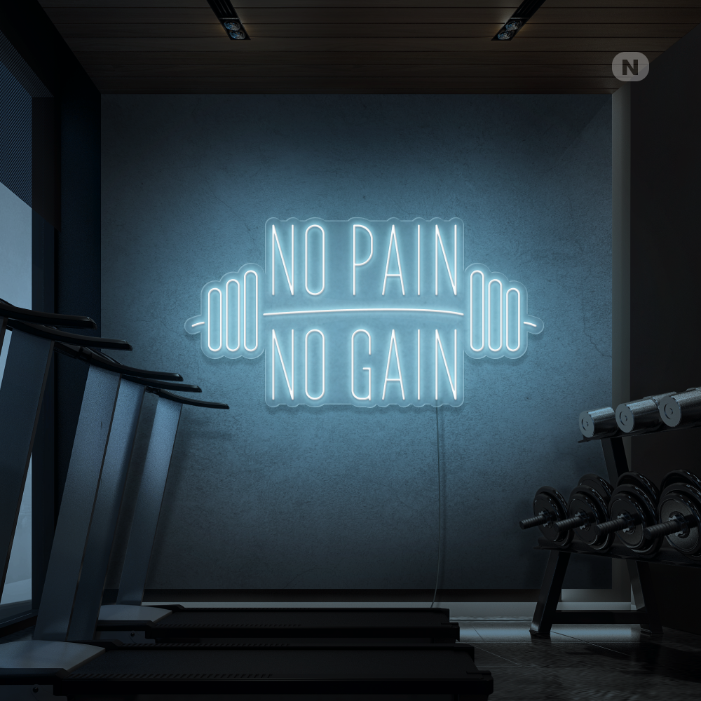 Neon Schild No Pain No Gain