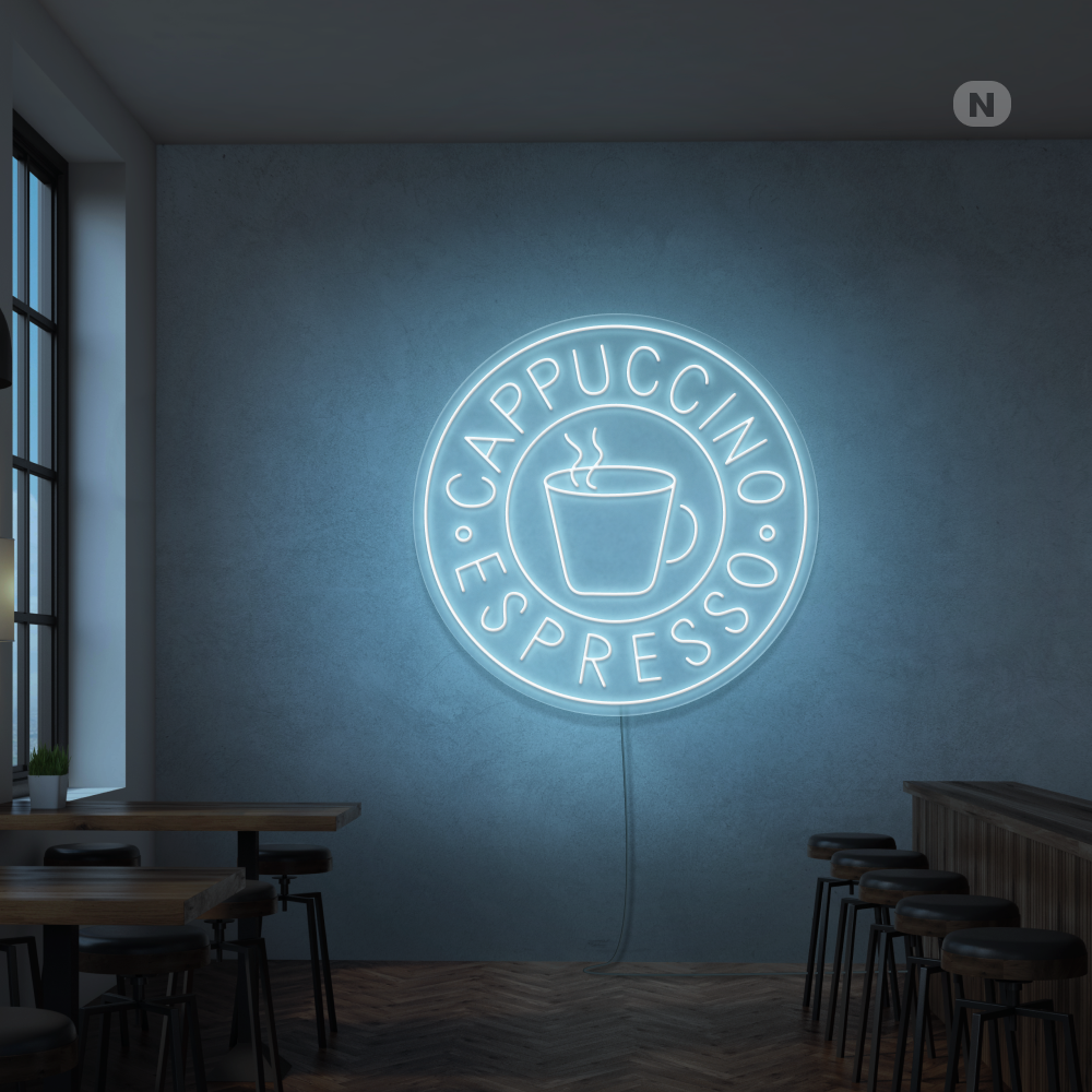 Neon Schild Cappucino Espresso