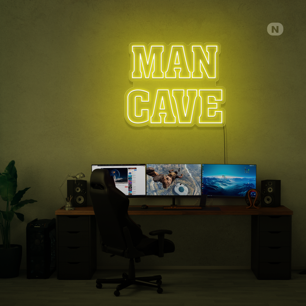 Neon Schild Man Cave