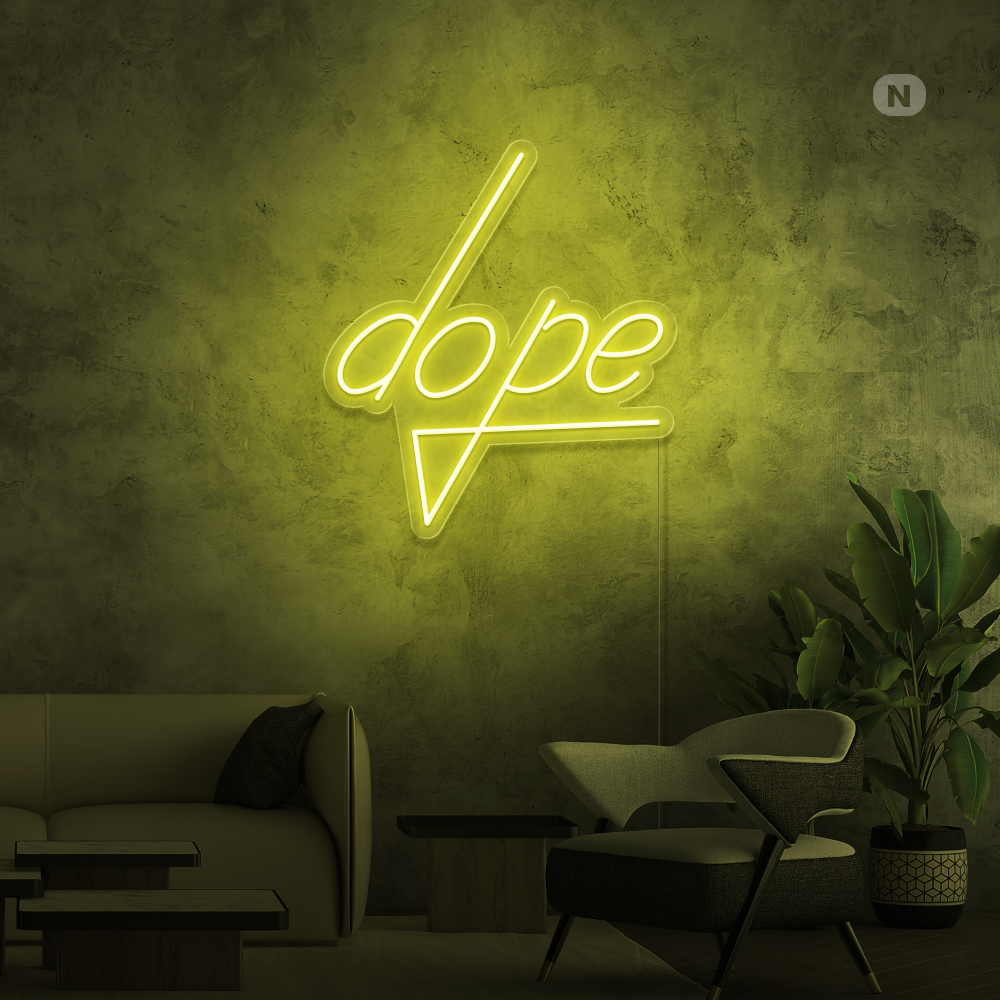 Neon Schild Dope
