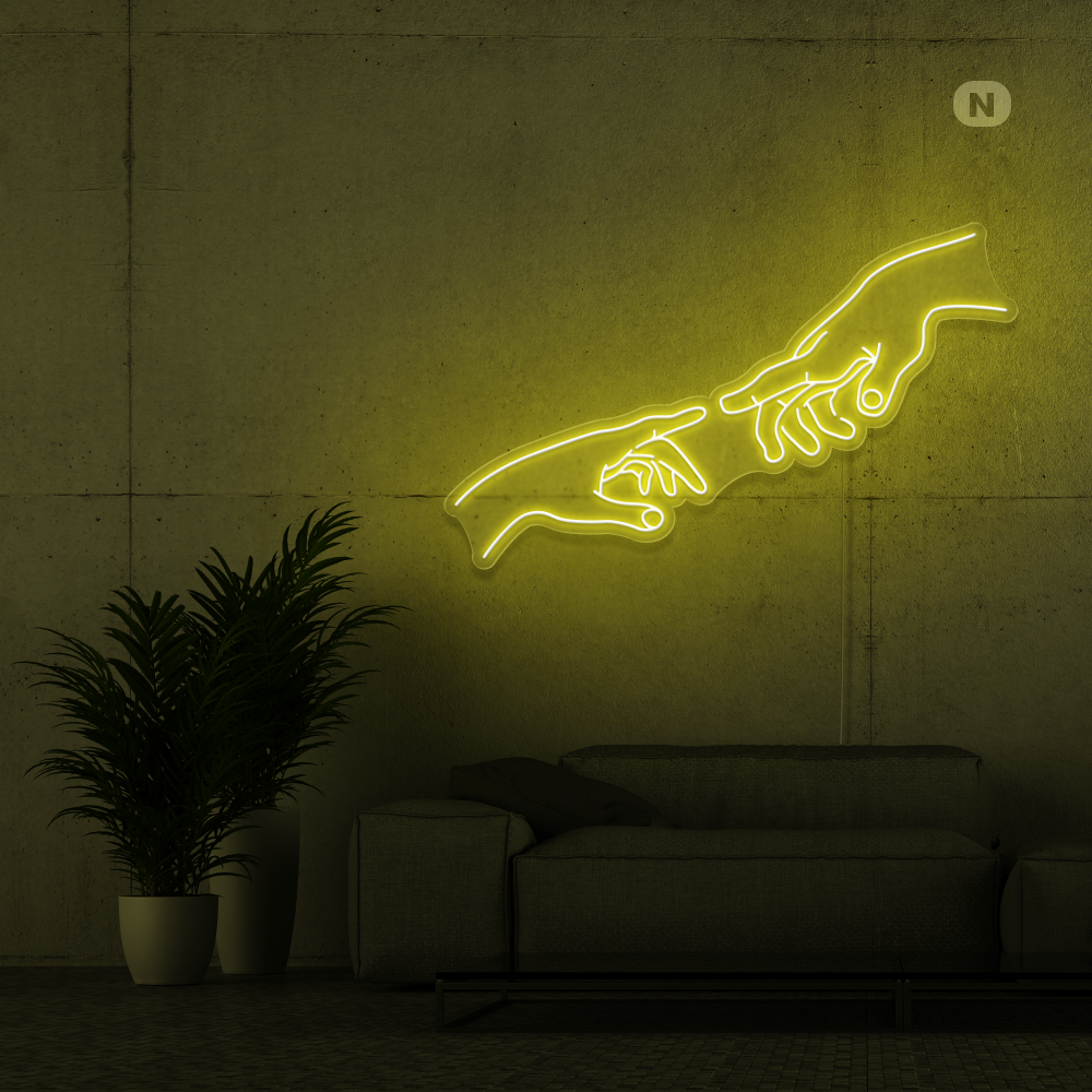 Neon Schild Verbindung