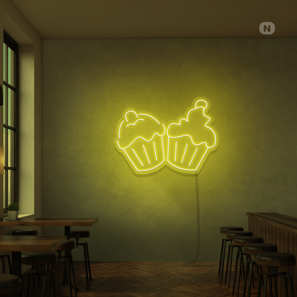 Neon Schild Törtchen